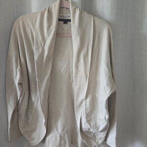 ✨ Cream Cotton Jacket with Sparkly Gold Flecks – Lightweight & Cozy